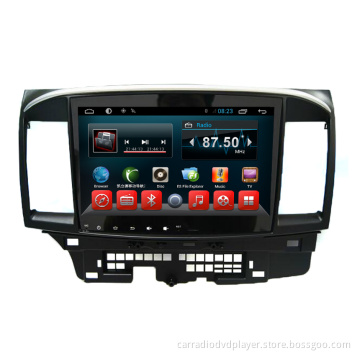 Android Car GPS Glonass Navigation Quad Core Mitsubishi Lancer EX Auto Video Player TFT 1024*600 Touch Screen